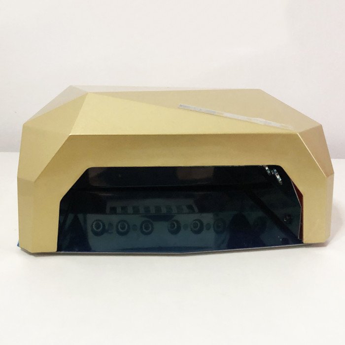 Сушарка для нігтів UV LAMP CCF+LED, Лампа манікюрна для домашнього використання. Колір: золотий