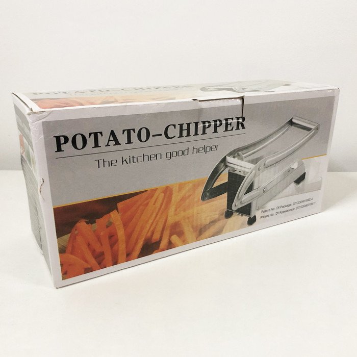 Ручна картоплерізка металева машинка Potato Chipper для нарізки картоплі фрі UN12-15