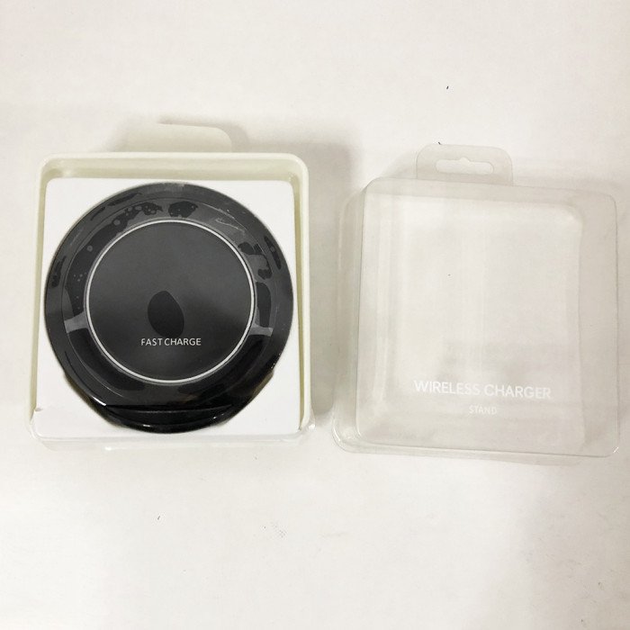 Швидке бездротове заряджання для телефону FAST CHARGE WIRELESS S7 бездротове зарядне. Колір: чорний