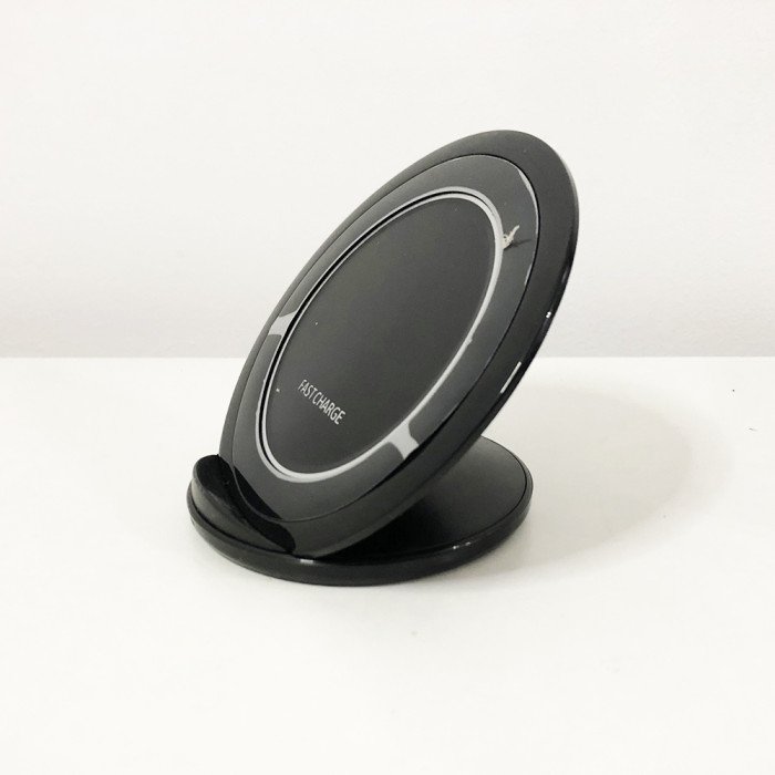 Швидке бездротове заряджання для телефону FAST CHARGE WIRELESS S7 бездротове зарядне. Колір: чорний