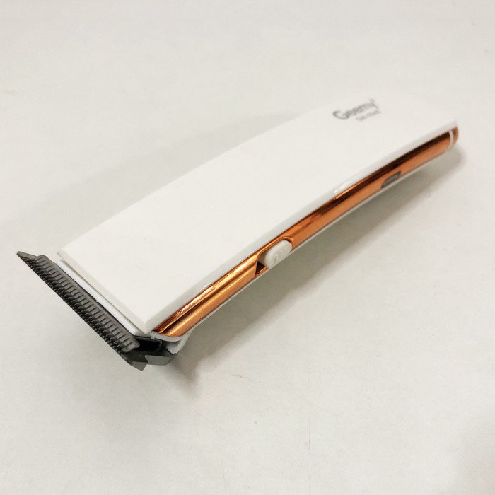 Професійна машинка для стрижки волосся Gemei GM-6048, електробритва для голови. Колір: білий