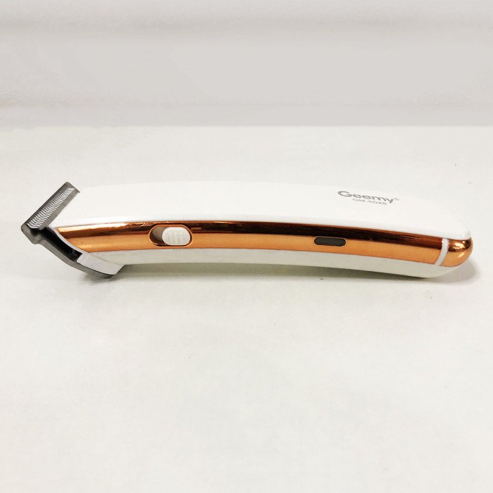 Професійна машинка для стрижки волосся Gemei GM-6048, електробритва для голови. Колір: білий