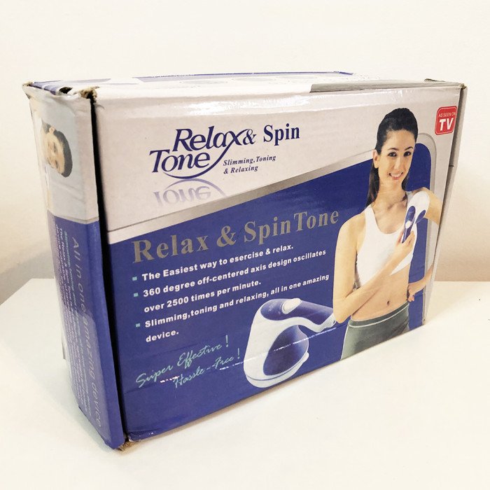 Масажер для тіла Relax and Spin Tone. Колір синій