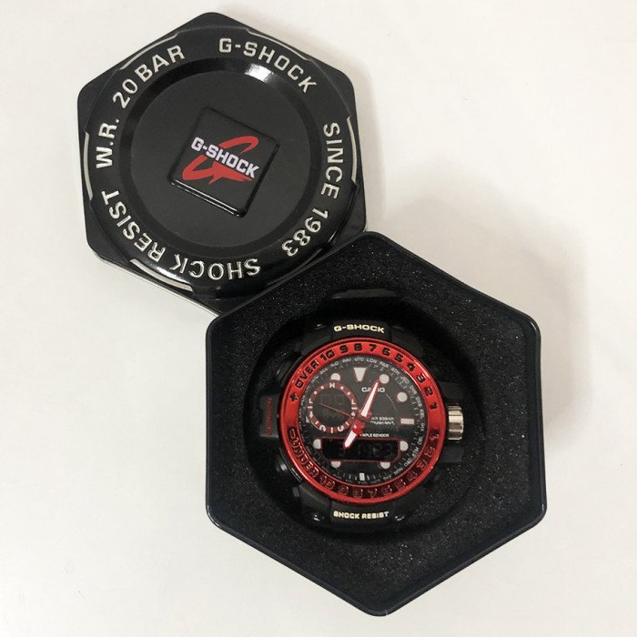 Годинник наручний G-SHOCK GWN-1000GB. Колір: червоний