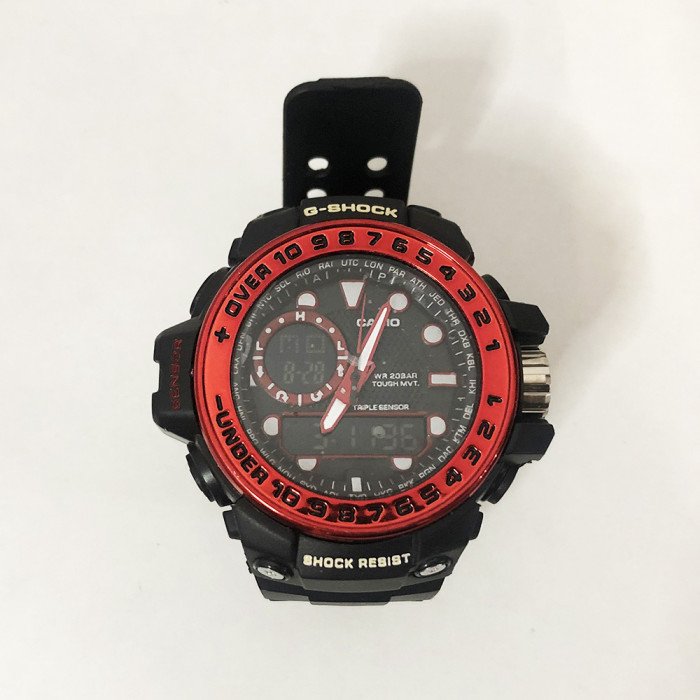 Годинник наручний G-SHOCK GWN-1000GB. Колір: червоний
