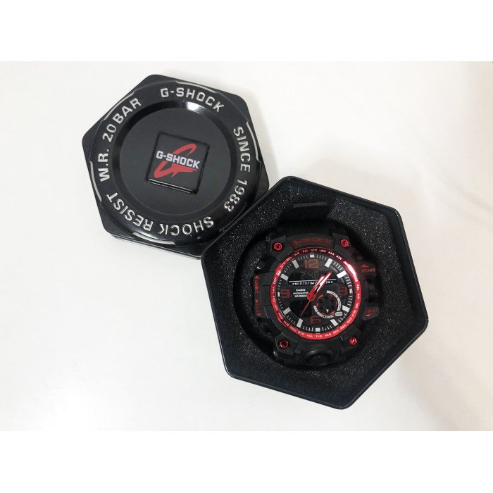 Годинник наручний G SHOCK GG-100B. Колір червоний