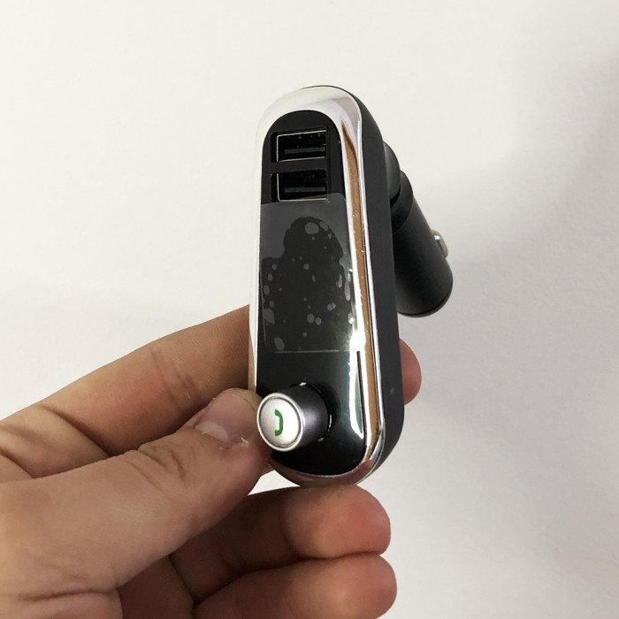 FM Трансмітер в машину SmartUS G11 BT ФМ модулятор автомобільний. Колір: срібло