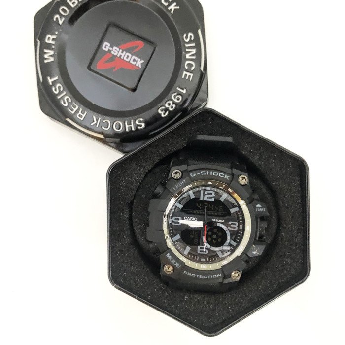 Годинники наручні G SHOCK GG-100B. Колір: платиновий