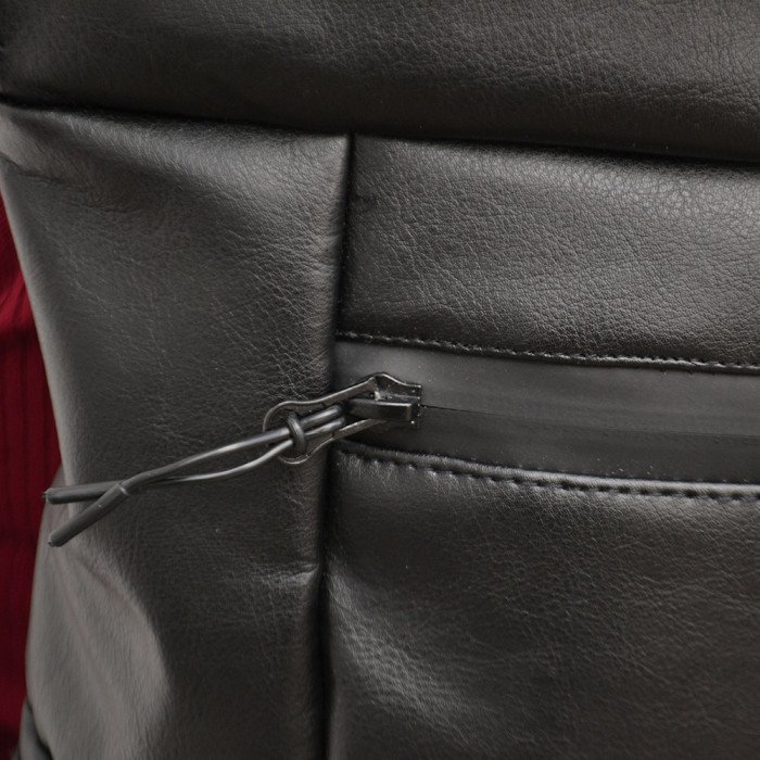 Набір: рюкзак ролл-топ з секцією для ноутбука + бананка з еко шкіри