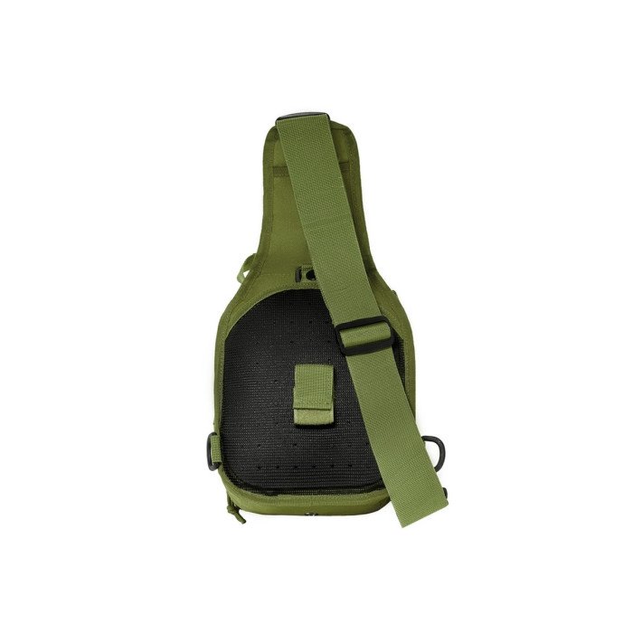 Якісна тактична сумка, укріплена чоловіча сумка, рюкзак тактична слінг. Колір: хакі