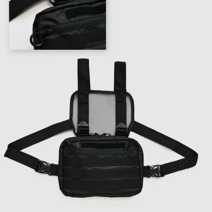 Чоловіча тактична сумка барсетка, Армійська сумка через плече, Нагрудна сумка тактична тканинна