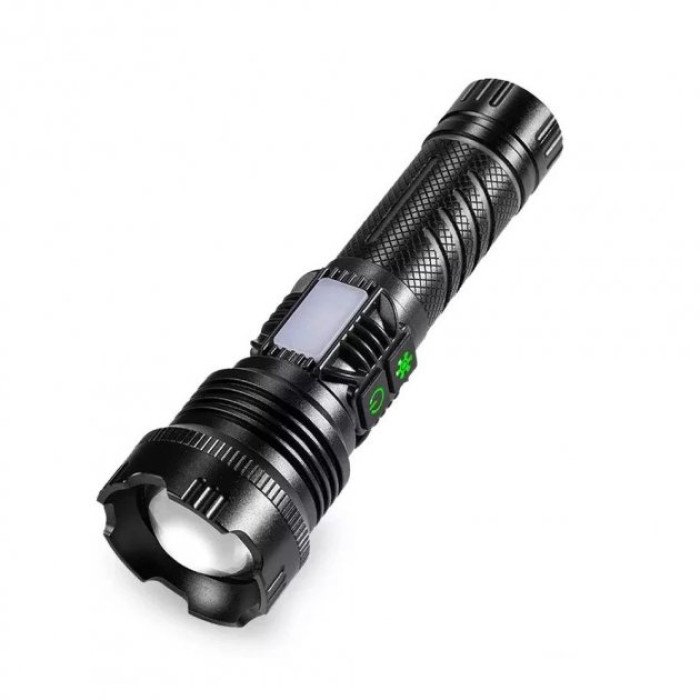 Професійний тактичний ручний ліхтар Police BL-A93-GT200+COB(white+red+blue) 2 режими роботи