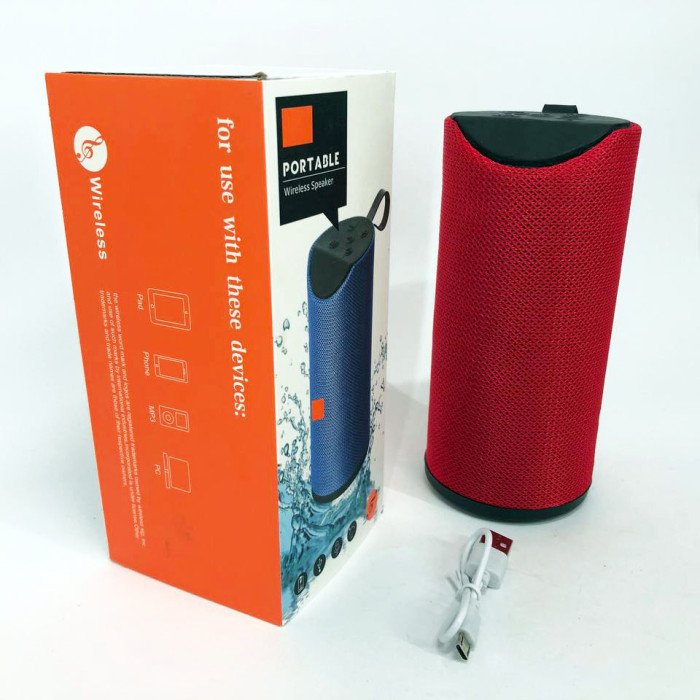 Колонка портативна bluetooth вологостійка JBL TG-113 (аналог). Колір червоний