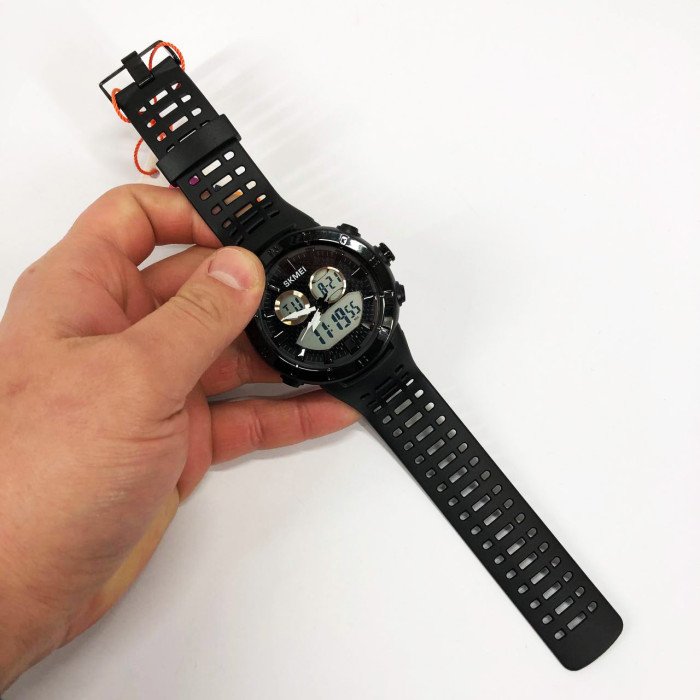 Годинник наручний чоловічий SKMEI 2014BKWT, годинник наручний електронний тактичний, годинник армійський оригінал