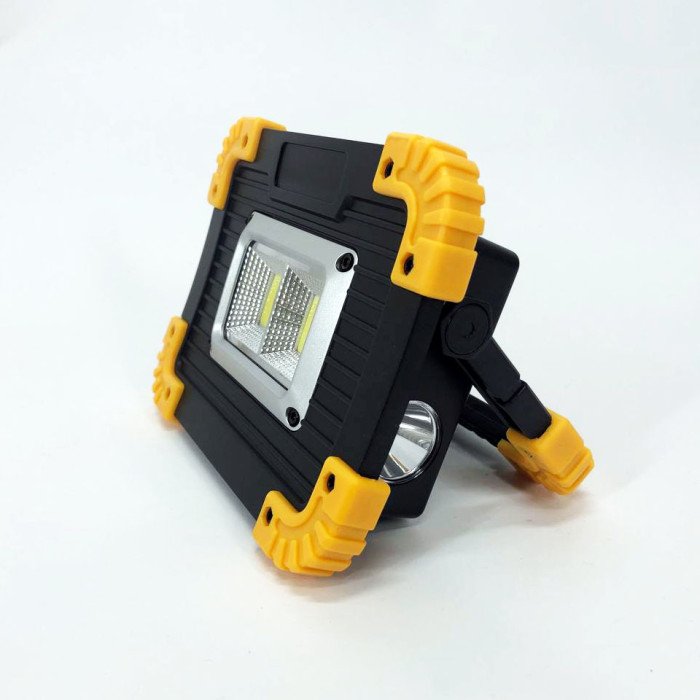 Прожектор світлодіодний Ліхтар L812-20W-2COB 1W power bank, світлодіодні переносні прожектори