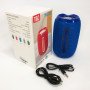 Портативна Bluetooth-колонка TG653 USB з ремінцем, Бездротова колонка портативна потужна. Колір: синій