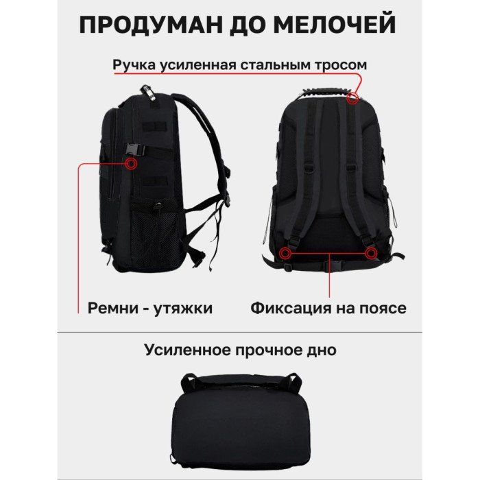 Військовий тактичний рюкзак туристичний, Модульний тактичний рюкзак, Військовий рюкзак ЗСУ