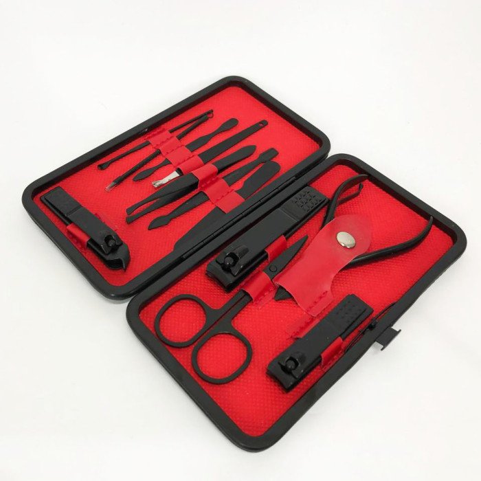 Манікюрний набір для догляду за нігтями, бровами та обличчям на 12 предметів, Манікюрні набори для чоловіків