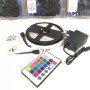 Світлодіодна стрічка SMD 5050 RGB LED 2 м IP65 з пультом та блоком живлення USB, 2м, Стрічка світлодіодна 5050