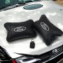 Набір автомобільних подушок 2шт для Ford, натуральна шкіра, стильні підголовники для зручної поїздки Форд