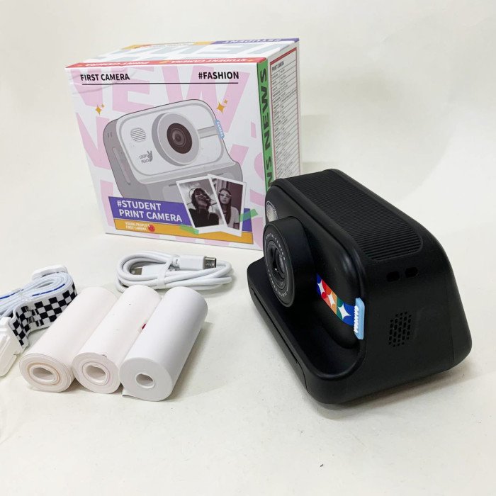 Дитячий фотоапарат миттєвого друку S9 BLACK