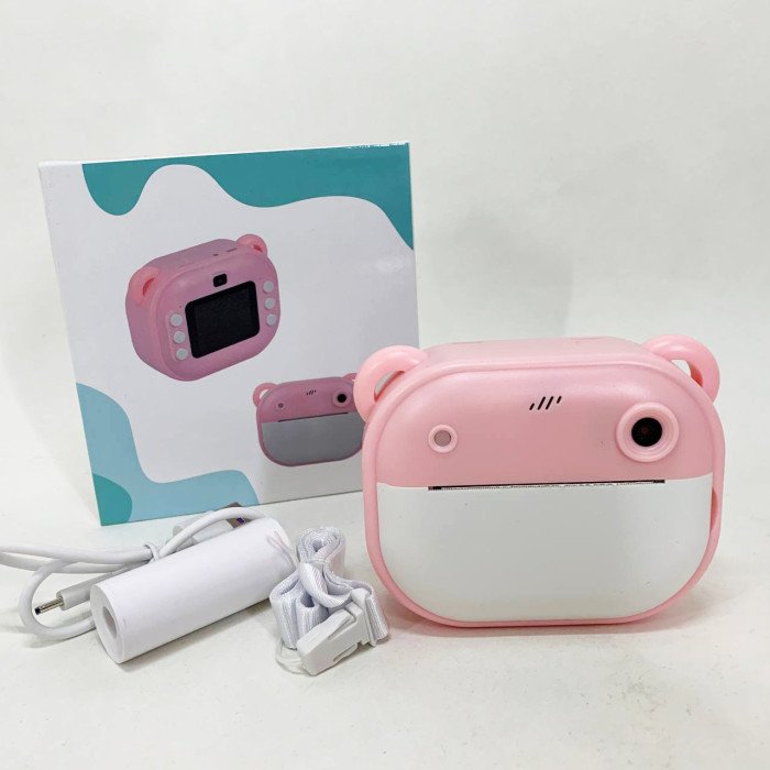 Дитячий фотоапарат миттєвого друку Y600 Pink