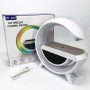 Настільна смарт лампа-нічник G-Smart BT-3401 з бездротовою зарядкою, колонкою та годинником