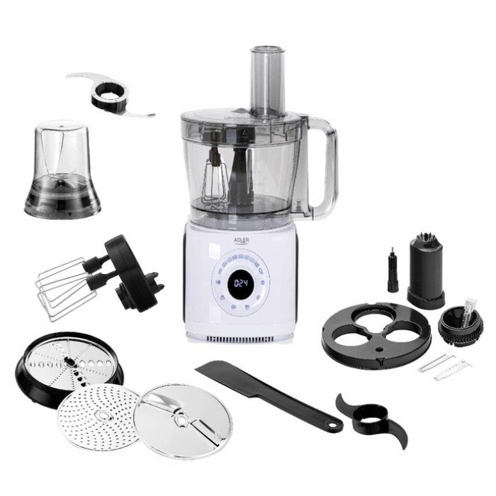 Кухонний комбайн 12в1 ADLER AD 4224 POLAND з насадками блендер міксер подрібнювач терка шатківниця