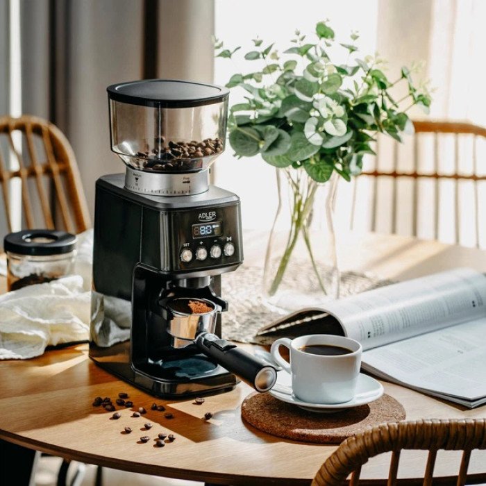 Кавомолка Adler AD 4300, 180 Вт, 31 рівень помелу, імпульсний режим, контейнер 300 г