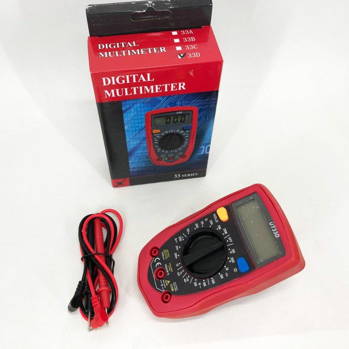 Мультиметр цифровий тестер UT33D DT, Тестер професійний, Мультиметр для дому