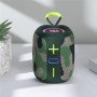 Портативна Bluetooth колонка TG658 8W з RGB підсвічуванням, Гучна блютуз колонка. Колір: камуфляж