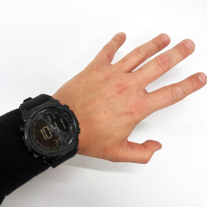 Годинник наручний чоловічий SKMEI 1845BK BLACK, водонепроникний чоловічий годинник. Колір: чорний