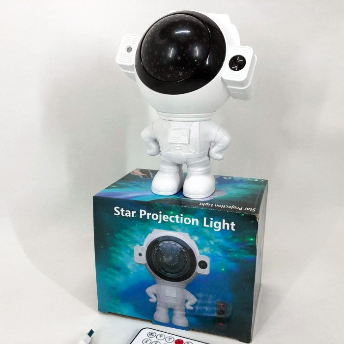 Зірковий 3D проектор Astronaut, Лазерний проектор зіркового неба галактики, Проектор світильник астронавт