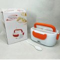 Ланч бокс електричний із підігрівом Lunch Heater 220V Pro, контейнер для їжі з відсіками. Колір: помаранчевий
