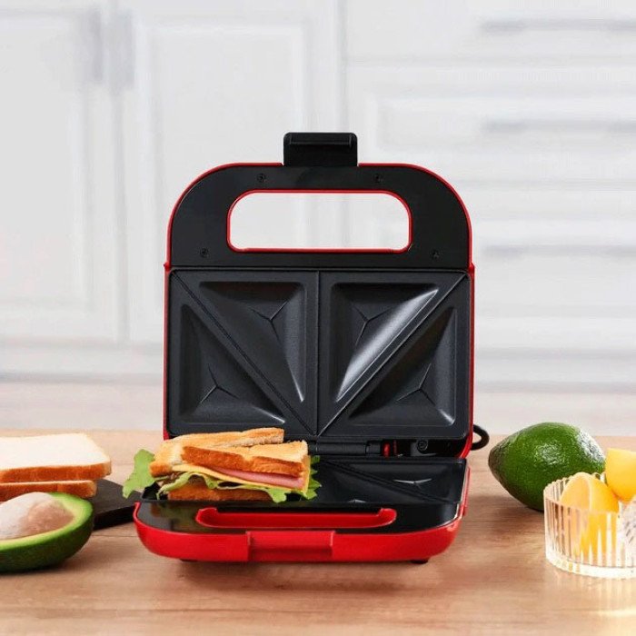 Бутербродниця сендвічниця MAGIO MG-376 750 Вт, бутербродниця електрична, електрична сендвічниця