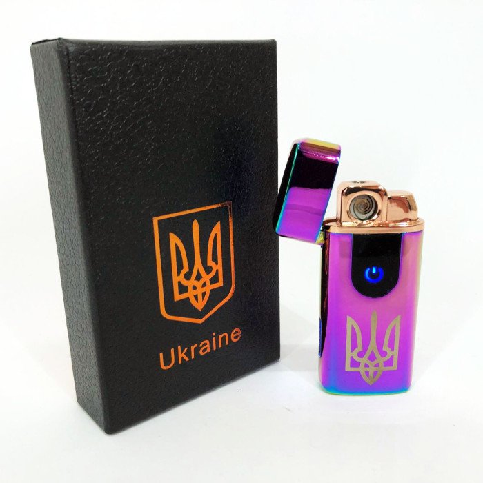 Електрична та газова запальничка Україна, акумуляторна запальничка спіральна HL-431. Колір: хамелеон