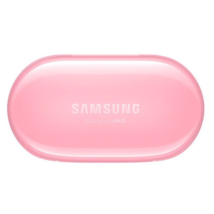 Бездротові навушники, блютуз навушники Samsung Buds + з кейсом. Колір рожевий
