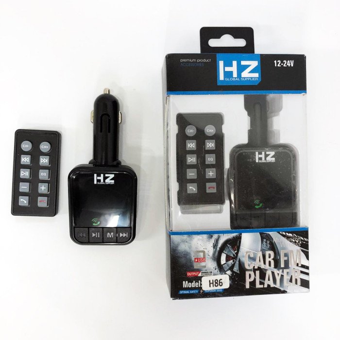 Трансмітер/модулятор H86BT, FM модулятор з bluetooth, FM трансмітер в машину, Якісний фм модулятор
