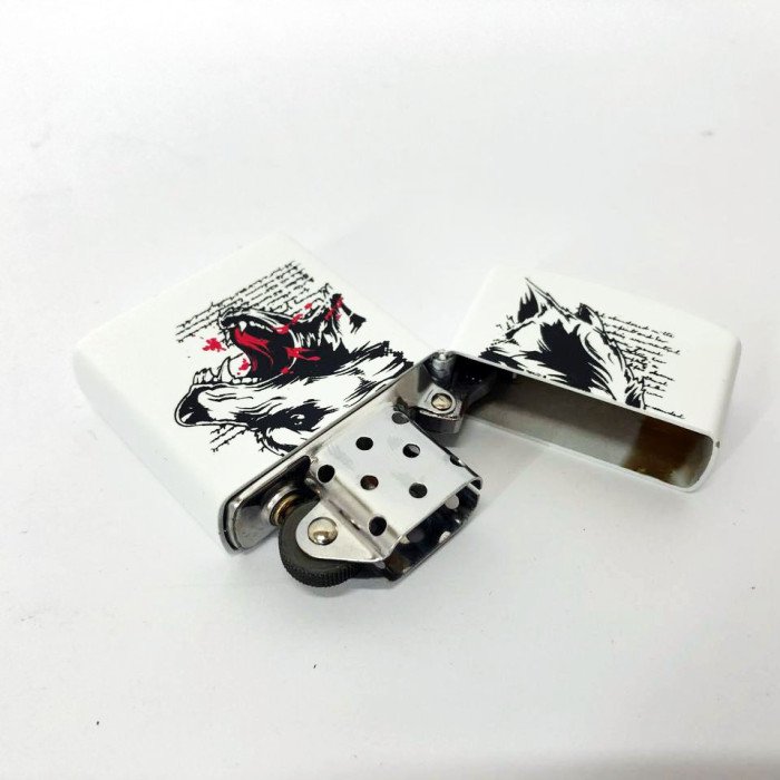 Запальничка бензинова Zorro HL-341, подарункова запальничка сувенірна, запальничка в подарунковому футлярі