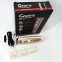 Машинка для стрижки волосся Gemei GM-6113 акумуляторна, чоловіча машинка для гоління. Колір: золотий