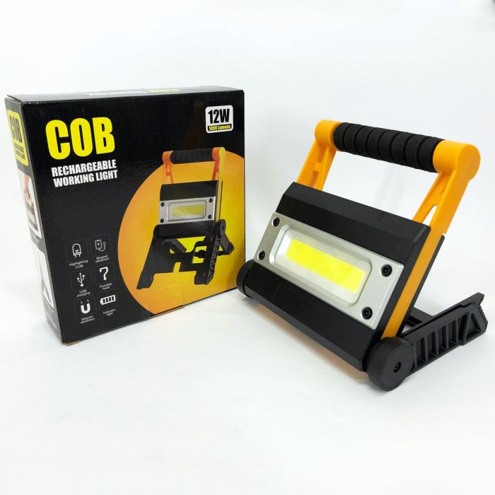 Ліхтар-прожектор акумуляторний BL MS 8006 7858 ручний, акумуляторний ліхтар кемпінговий, лампа