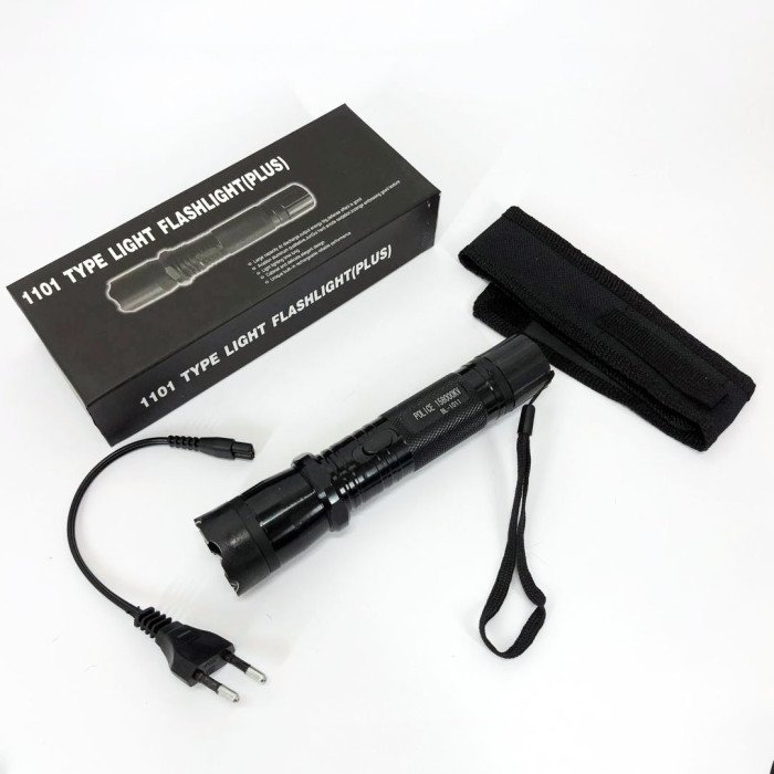 Світлодіодний ліхтарик з відлякувачем Police BL-1101 ЗУ 220В + чохол, ліхтар ручний тактичний