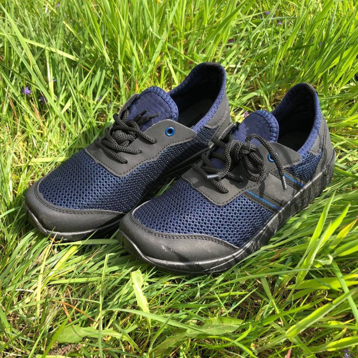 Кросівки чоловічі сітка 46 розмір. Літні кросівки, модні універсальні кросівки. Модель 46913. Колір: синій