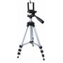 Штатив для телефону та фотоапарата Tripod 3110 PRO портативний трипод 0,35-1.02м висота. Колір: срібний