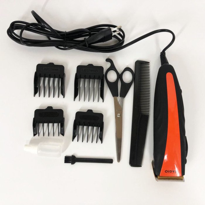 Машинка для стрижки MAGIO МG-581 титан, Машинка окантувальна, Електробритва для голови