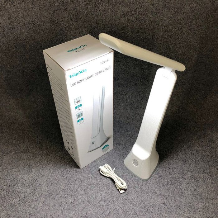 Настільна лампа з акумулятором Taigexin LED TGX-L6 4.5W 350lm 6500K USB 5V, лампа для столу школяра