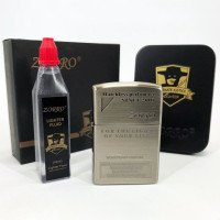 Запальничка бензинова Zorro HL-283, запальнички в подарункових коробках, запальничка на день народження.