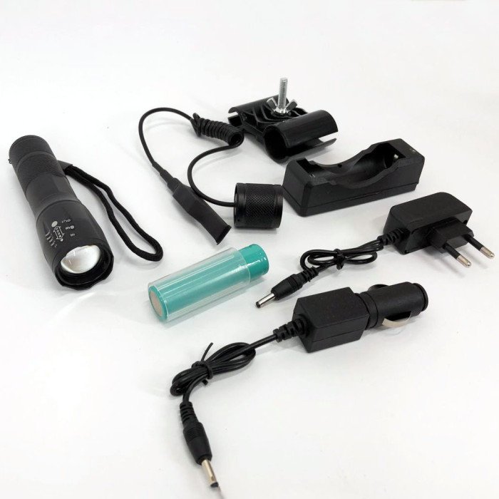 Ліхтарик підствольний під рушницю Bailong Police BL Q1831 T6 (суперпотужний) з виносною кнопкою