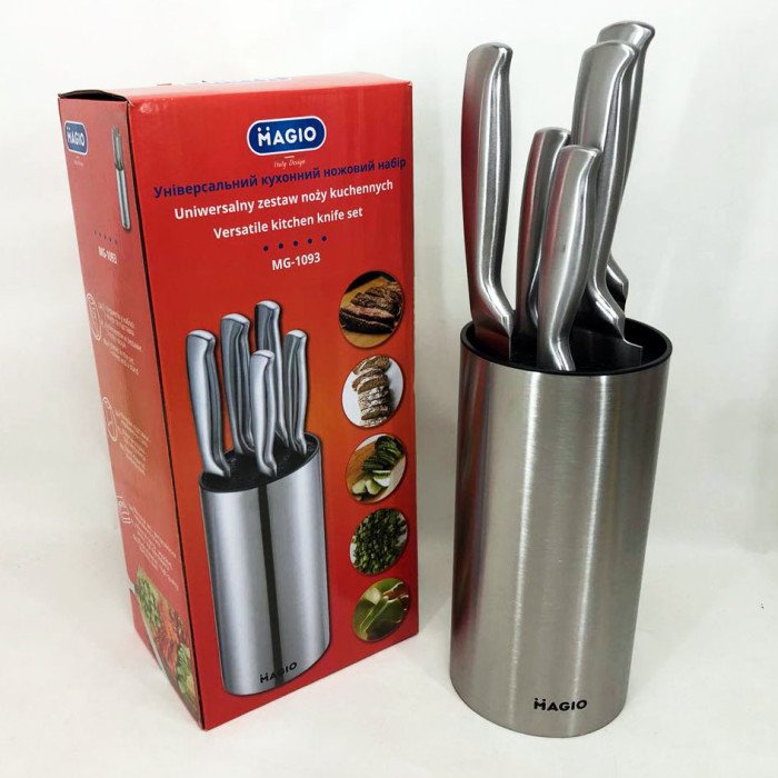 Універсальний кухонний ножовий набір Magio MG-1093 5 шт, набір ножів для кухні, кухонні ножі