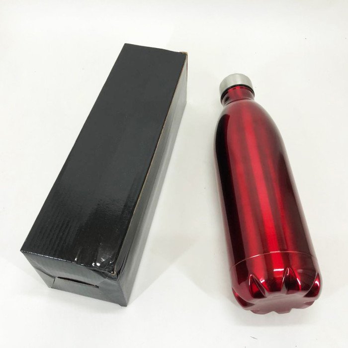 Термос UNIQUE UN-1024 1 л, Якісний термос для дому, Термос для напоїв. Колір: червоний